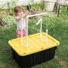 Diy Water Play Table From Pvc Kids Water Table Water Play For Kids Water Table Diy