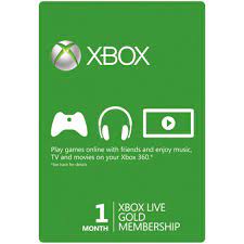 1 month xbox live card. Amazon Com Xbox Live 1 Month Gold Membership Card Video Games