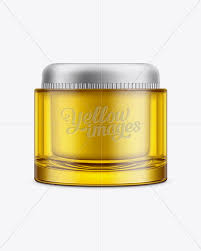 Download Body Cream Jar Mock Up In Jar Mockups On Yellow Images Object Mockups PSD Mockup Templates