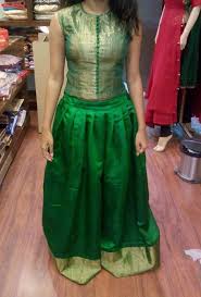 Choosing the best ankara style is a special mission. Blouse And Skirt Made From A Silk Saree Seasons Boutique Facebook