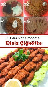 robotta etsiz cig kofte 10 dakikada yemek tarifleri yemek meze tabagi