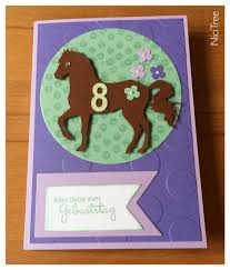 Stampin Up Geburtstagskarte Madchen Zum 8 Geburtstag Birthday Card Girls Pferd Geburtstagkarten Basteln Geburtstagskarte Basteln Kinder Geburtstagskarte