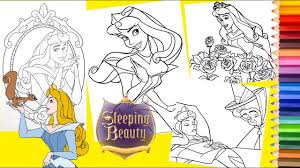 Mewarnai princess aurora mewarnai gambar princess justin junior. Disney Princess Aurora Fauna Sleeping Beauty Coloring Pages For Kids Youtube