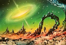 Outer Eye Galaxy Painting By Tony Vegas