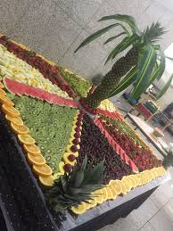 Pin By Sweetpeace On Fruits Fruit Displays Wedding Catering Fruit Art