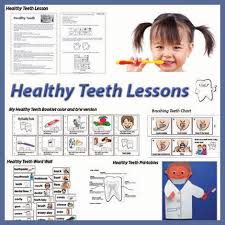 Kindergarten And Preschool Healthy Teeth Lessons And Activities Childrens Dental Health Month Dental Kids Childrens Dental Health