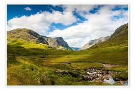 Glen Coe , Scotland print by Reiner Würz