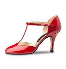 Home » chaussure femme » chaussure a talon compense rouge. Chaussures Salome Cuir Verni Rouge Chaussures Habillees Talons Confortables