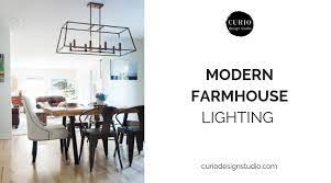 While classic farmhouse interiors may be too traditional for some of us. Modern Farmhouse Lighting Curio Design Studio