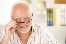 Portrait Of Happy Older Man Wearing Glasses Looking At Camera Smiling Sponsored Older Man Portrait Happy Ca Happy Old Man Old Man Meme Older Men