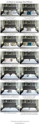 14 Ways To Arrange Bed Pillows Home Bedroom Bed Pillow Arrangement Bedroom Inspirations