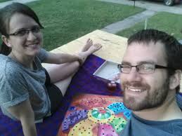 Vikings game party at the long house