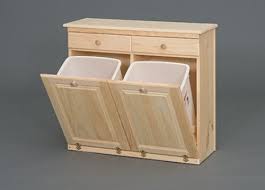 Double Trash Cabinet Google Search Trash Can Cabinet Kitchen Trash Cans Rustic Storage