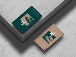 Standard size for business card. Business Card On Concrete Mockup