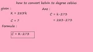 First of all just type the celsius (°c) value in the text field of the conversion form to start converting °c to k , then select the decimals value and finally hit convert. How To Convert Kelvin To Degree Celsius Youtube
