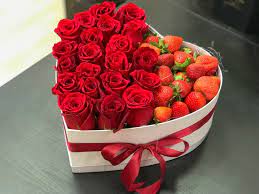 Large artificial flowers fake flowers silk flowers beautiful flowers flowers garden exotic flowers purple flowers diy silk flower arrangements artificial floral arrangements. Roses And Strawberries In A Box Gift Boxes Flowers Miami