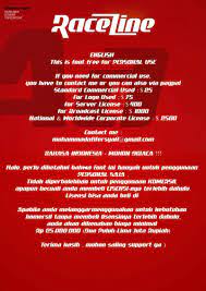 As is kecuali in english? Raceline Font Befonts Com