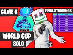 Final standings for the 'fortnite' world cup creative challenge epic games. Fortnite World Cup Br