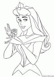 These alphabet coloring sheets will help little ones identify uppercase and lowercase versions of each letter. Coloring Page Princess Aurora And Rose