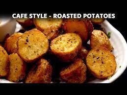 Roasted Potatoes Recipe No Oven Cafe Style With Secret Ingredient Cookingshooking Youtube In 2021 Cooking Recipes Roasted Potato Recipes Roasted Potatoes