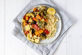 Zucchini, mushrooms, or even corn would also be great additions to the couscous salad. Prepare Ahead Lemon And Thyme Roasted Vegetables