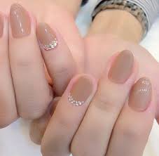 ミルクティー ネイルのアイデア マツコ ネイル グリッターネイルアート