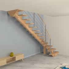 L'épaisseur des limons est de 31 mm. Escalier 1 4 Tournant Pas Cher En Bois Fabrique Sur Mesure En France Oeba