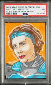 STAR WARS SKETCH TOPPS CHROME 1 1