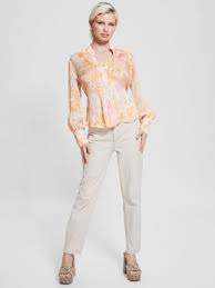 ECO Monica Chiffon Long-Sleeve Top