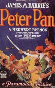 Peter Pan 1924 Movie Peter Pan Wikipedia La Enciclopedia Libre Carteles De Cine Afiche De Cine Peliculas Vintage