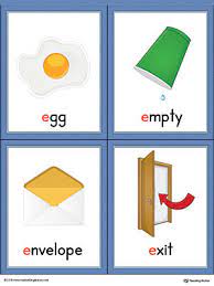 In order to maintain healthy levels of vitamin e, you need to ingest it through food or consume it as an oral supplement. Letter E Words And Pictures Printable Cards Egg Empty Envelope Exit Color Myteachingstation Com