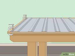 Wind rise runoff will do so flee it.slow. 3 Ways To Cut Metal Roofing Wikihow