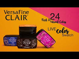 Versafine Clair Live Color Chart Youtube