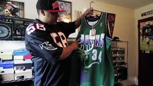 If you are looking for the jersey of a current buck, then you will need to stick with one of the nike jerseys, or a fanatics fast break jersey. Throwbacking Mitchell Ness Oilers Bucks Throwback Jersey Youtube