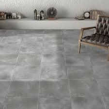 You'll just need a few tools and a fair amount of time. Energy Grey Concrete Effect Porcelain Floor Tile 14 97 M
