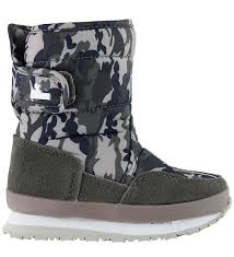 Rubber Duck Winter Boots Snow Joggers Grey Camo