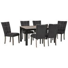A lot of the sets we feature are listed in complete sets but most can be sold individually table and chairs. Ashley Furniture Benchcraft Dontally D294 25 6x01 7 Piece Rectangular Dining Table Set Del Sol Furniture Dining 7 Or More Piece Sets