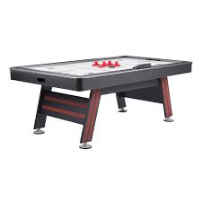 Airzone Air Hockey Table With High End Blower 84 Red And Black Walmart Com In 2020 Air Hockey Air Hockey Table Flex Room