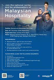 Jobs in hiring now!pakistan airlines jobs. Fly Gosh Malaysia Airlines Cabin Crew Recruitment Walk In Interview Part Time
