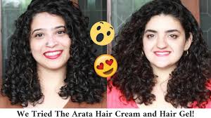 Don't like hair gel, but want to keep your hair in place? Arata Zero Chemicals Hair Cream Review Does It Work On Curly Hair