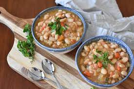 Cannellini beans can also be labeled as white kidney beans or italian kidney beans, adding to the confusion. Instant Pot Vegan White Bean Soup With Two Spoons
