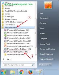 Cara Menggunakan Microsoft Word 2007 Beserta Gambarnya