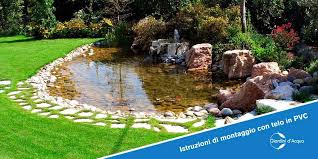 Dalla gestione dell'acqua dolce al sistema di filtraggio, consigli e istruzioni passo per passo. Come Realizzare Un Laghetto Da Giardino Con Telo In Pvc Laghetti Da Giardino Giardini D Acqua