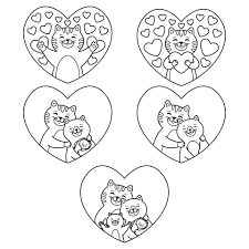 Kattenfamilie Moeder Vader Kind En Pasgeboren Baby Knuffel In Hart Kater Knuffelt Een Hart Set Mooie Elementen Vectorillustratie Geisoleerd Op Een Witte Achtergrond Overzichtsfoto Voor Kleurplaat 2142773 Download Free Vectors Vector
