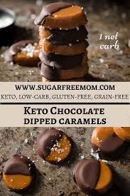 This cupcake recipe was easy but perfect for those on a low carb or keto diet. 4 Ingredient Sugar Free Chocolate Dipped Keto Caramel Candy Sugar Free Candy Sugar Free Chocolate Keto Candy