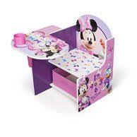 Disney Minnie Mouse Multi Bin Toy Organizer By Delta Children Walmart Com Toddler Desk Desk Chair Kids Chairs
