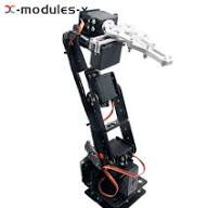 Aluminium Robot 6 DOF Arm Claw Mount Kit Mechanical Robotic Arm for Arduino  New