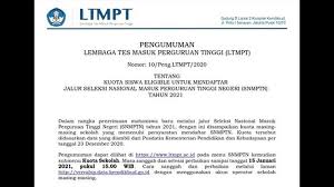 Ltmpt memastikan kuota setiap sekolah untuk snmptn 2021 diumumkan pada 28 desember 2020. Mttg Tgno1hp8m