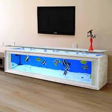 Shutter tv wall cabinet features: Opel European Style Tv Cabinet Aquarium Living Room Large Floor To Ceiling Glass Bar Coffee Table Free Of Water Change