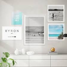 Professional materials, handcrafted in the usa Shop Byron Bay Beach Art Prints Or Posters Online Buy Gallery Wall Art With 20 Off The Whole Set Beach Art Prints Art Gallery Wall Gallery Wall